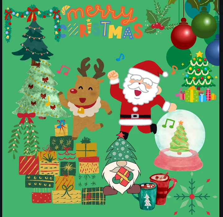 100 Printable Christmas Coloring Page, Holiday Coloring Sheet, Christmas Activity for Kids, Digital Art, Festive Fun product image (1)