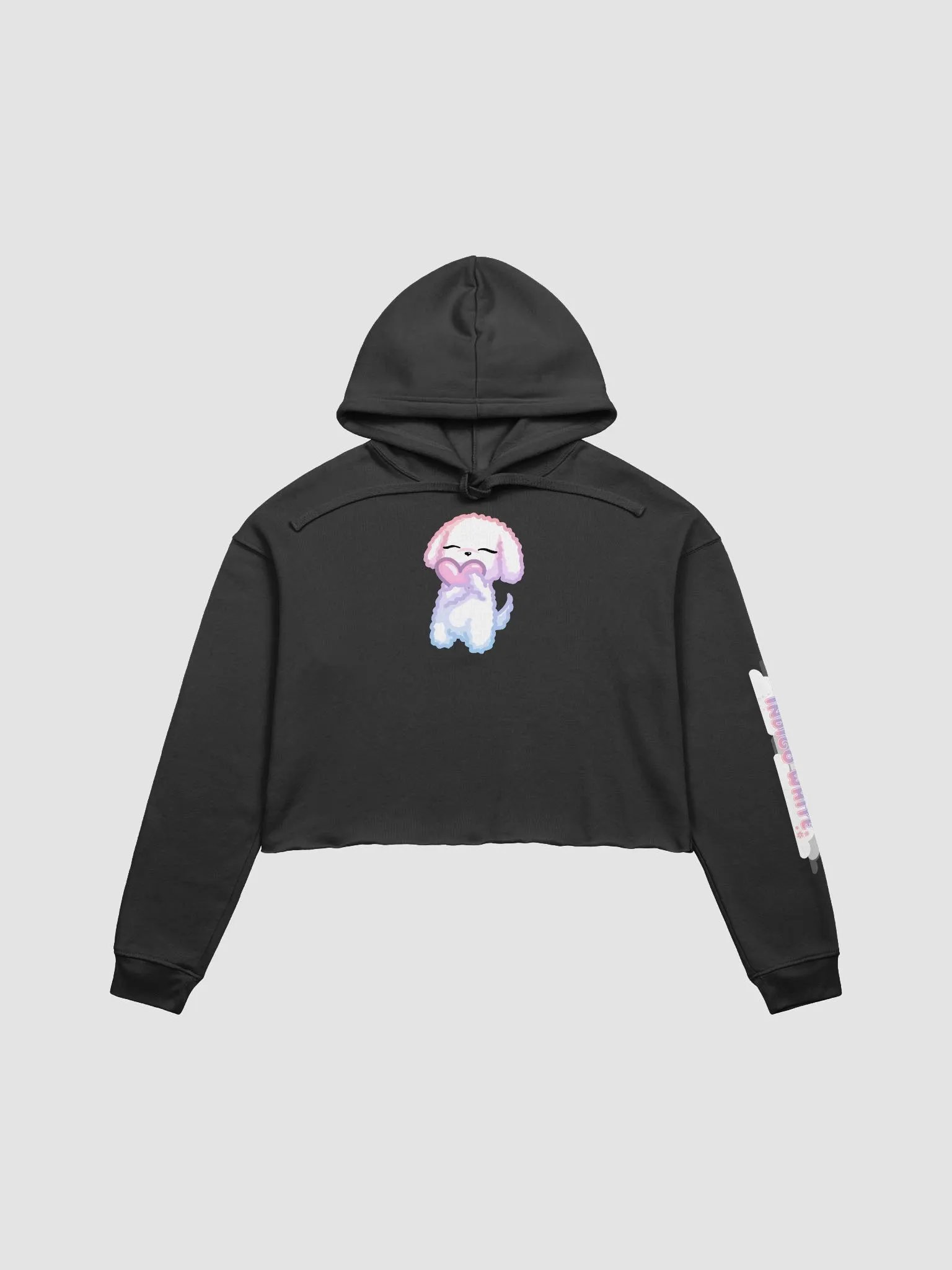 Tiny Bop Heart Cropped Hoodie product image (5)