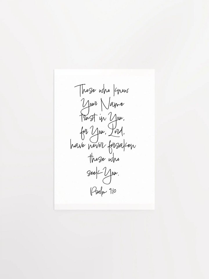 Those Who Know Your Name - Print product image (1)