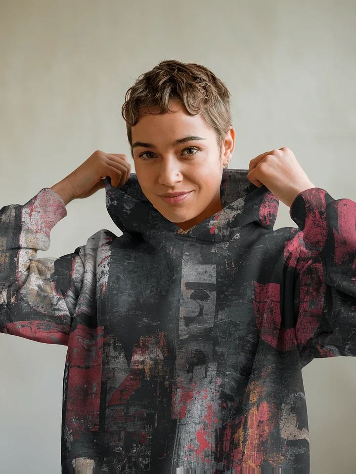 Distressed Numbers Unisex Hoodie product image (2)