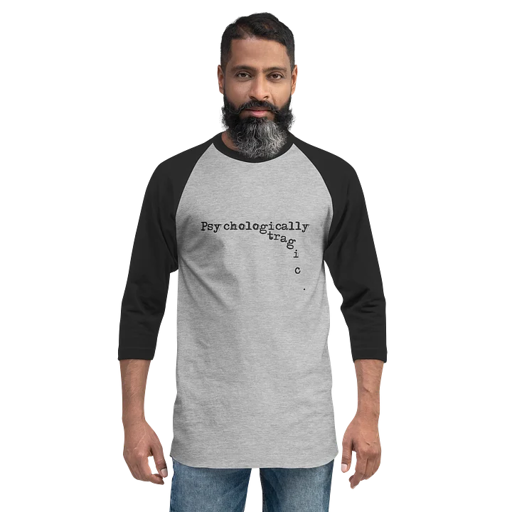RAGLAN T-SHIRT - PSYCHOLOGICALLY TRAGIC product image (1)