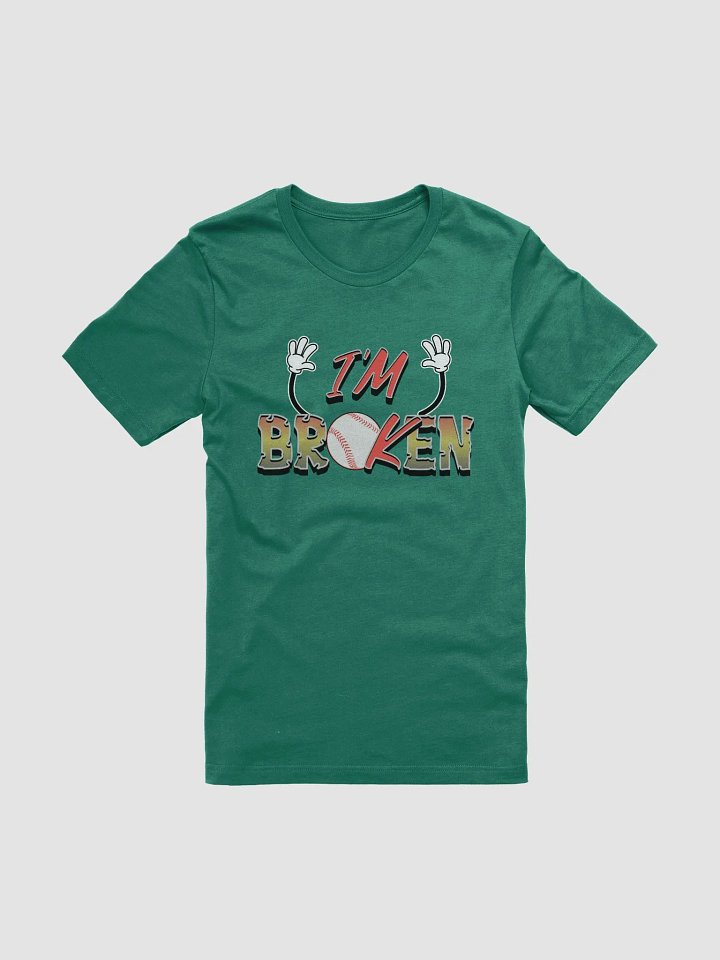 Im Broken Im Ok Baseball Hands Playful Gesture T-Shirt product image (1)
