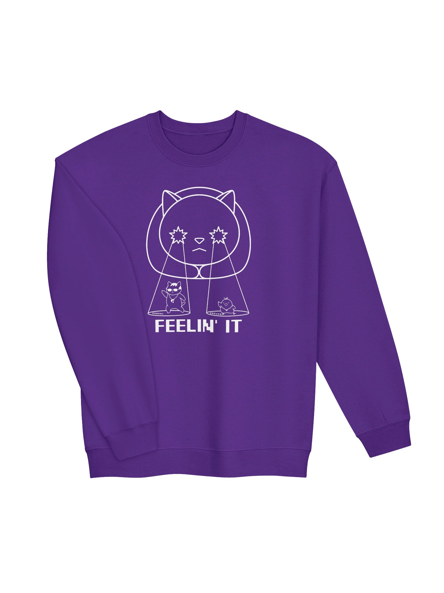 Goromi the Cat (Surreally Spotlighted Dancing) - Unisex Adult Sweatshirt product image (2)