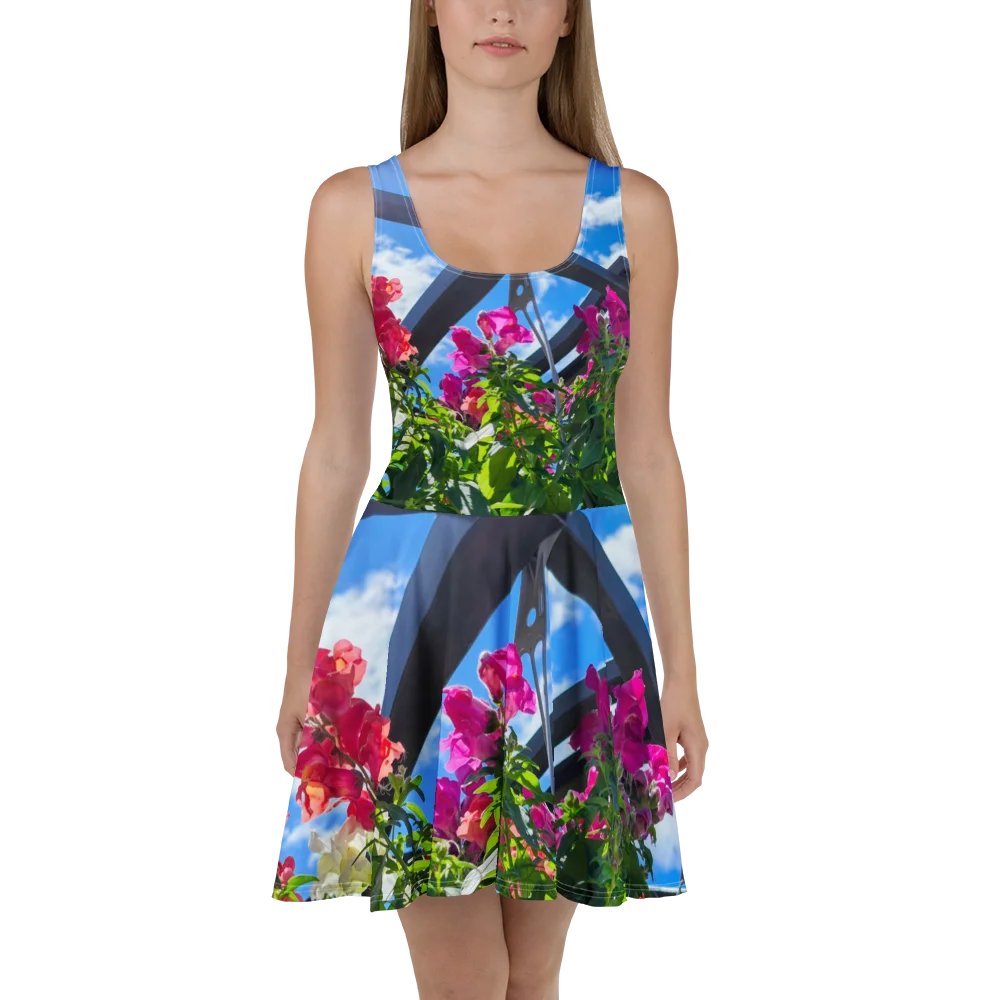 Blooming Trellis Skater Dress product image (2)