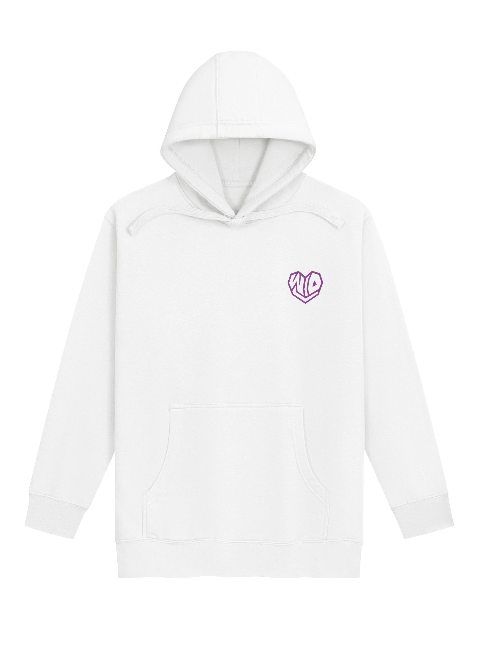 W/O U Gradient Pink/White Hoodie product image (1)