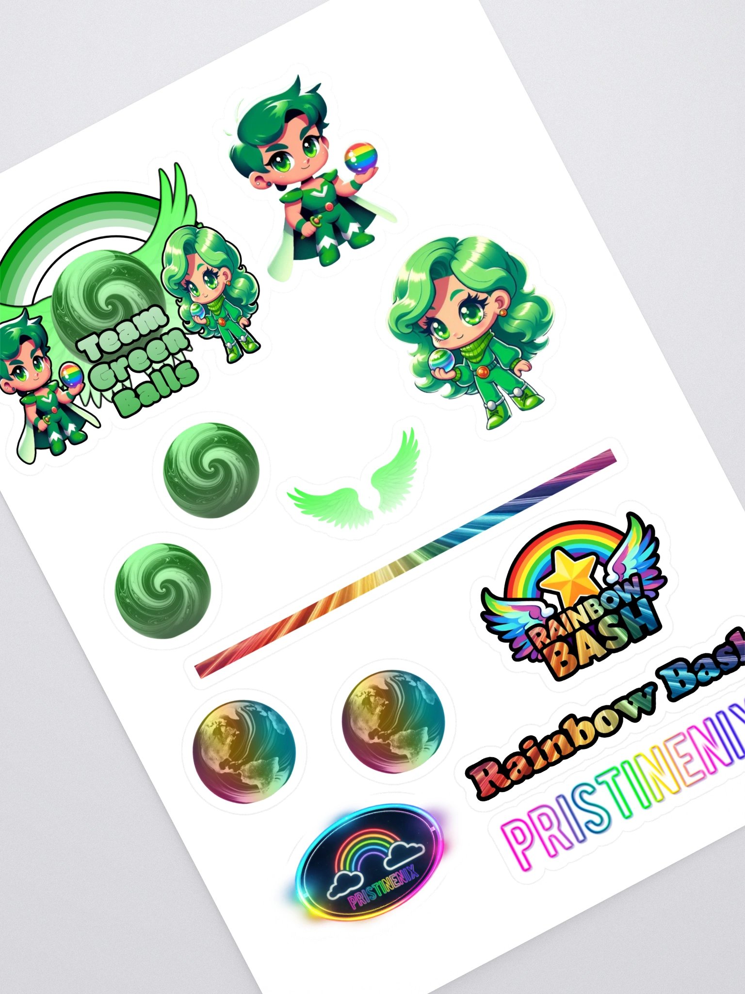 Team Green Stickers product image (1)