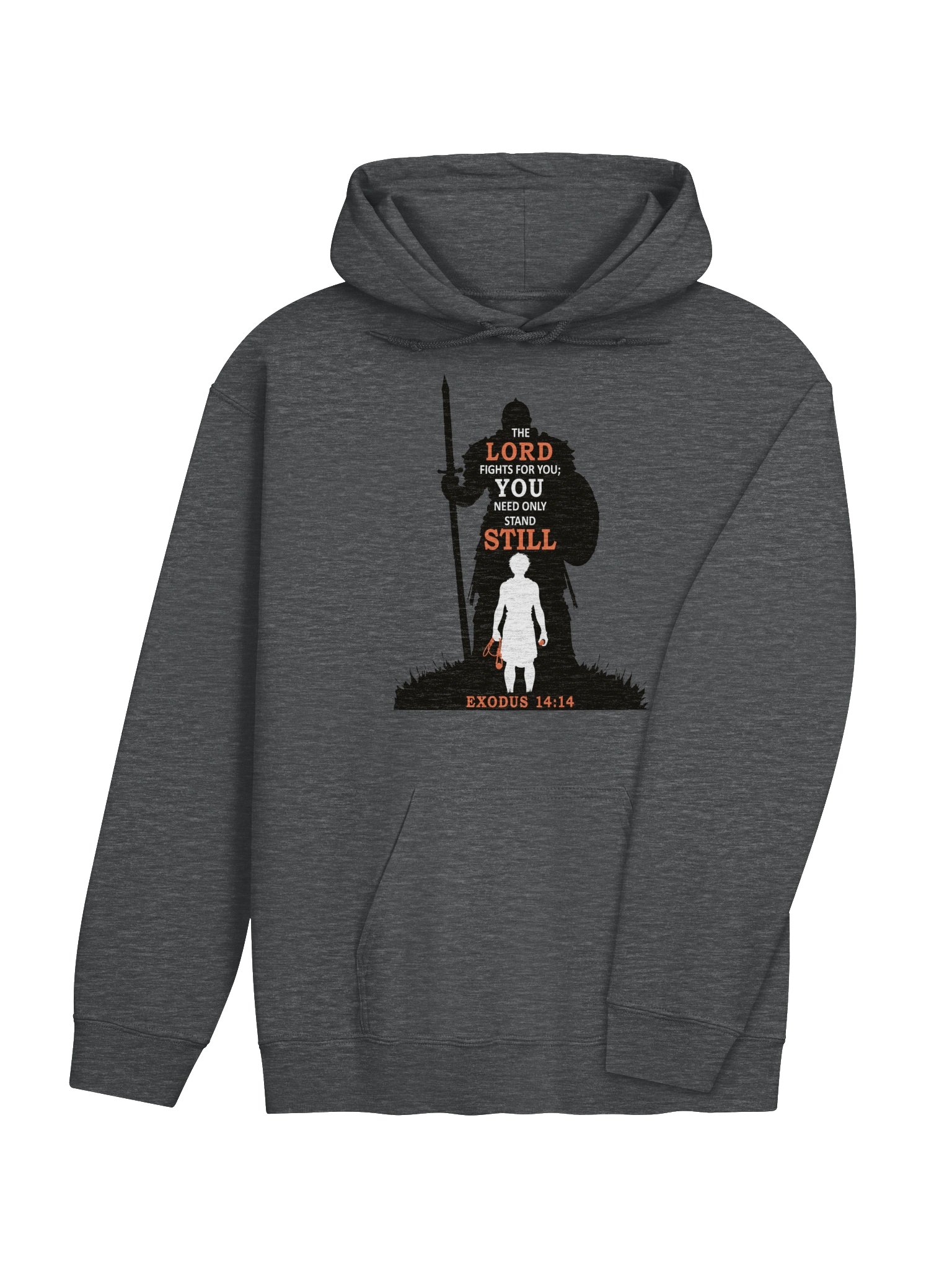 The Lord Fights for You (David) Hoodie product image (4)