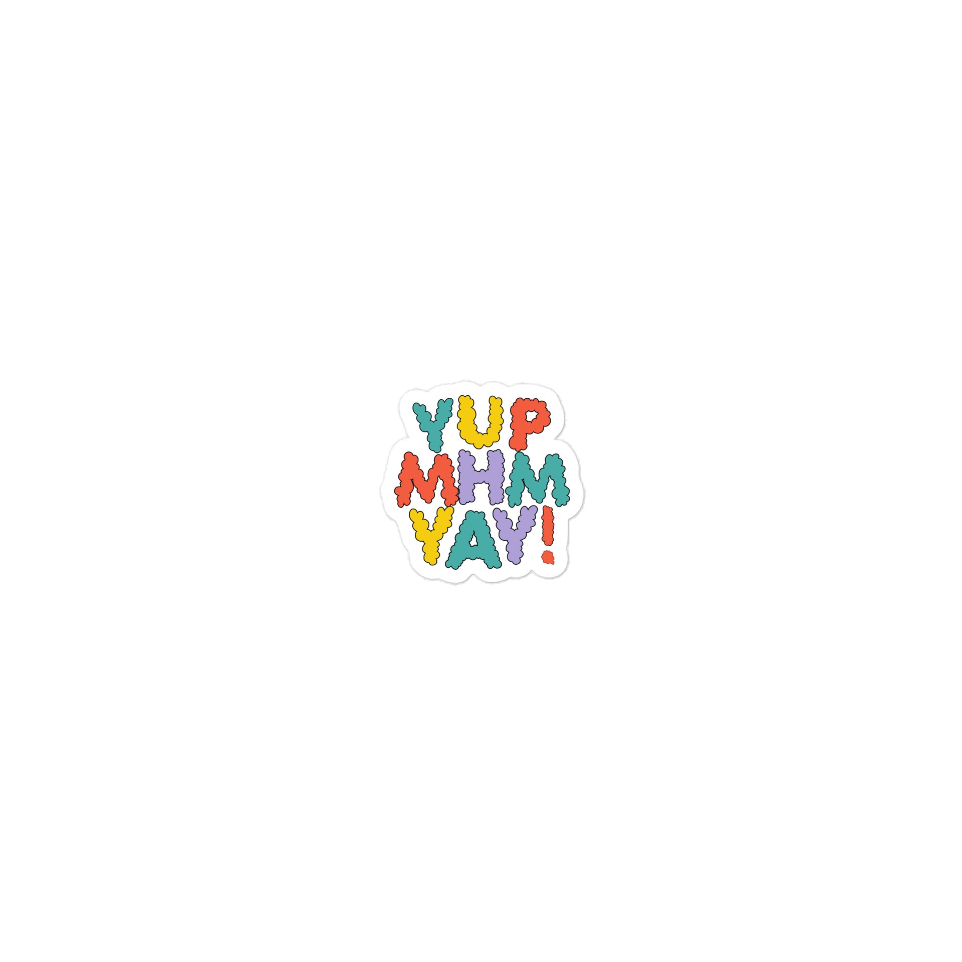 Yup Mhm Yay Sticker product image (1)