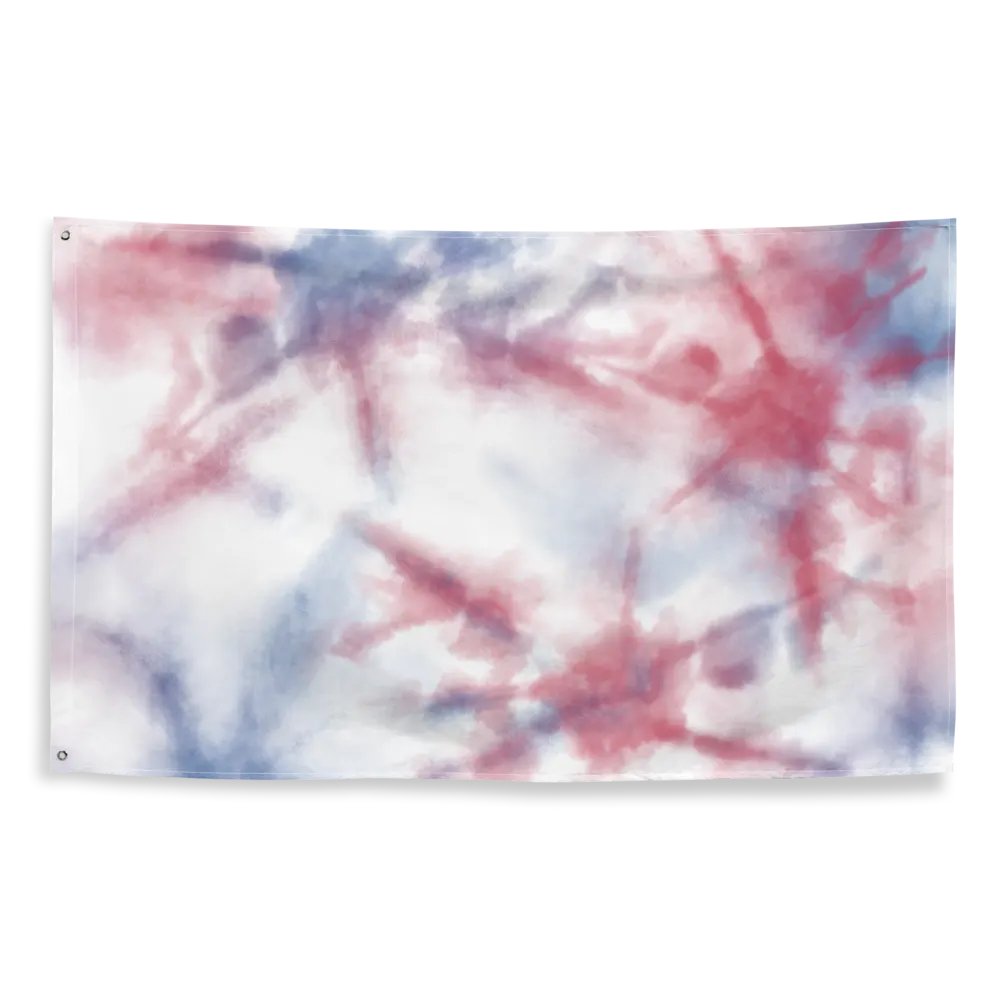 Vibrant Chaos All-Over Flag product image (2)
