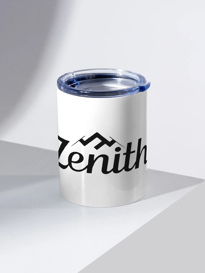 Zenith 10oz Insulated Stainless Steel Tumbler - White with Mountain Peak Design product image (2)