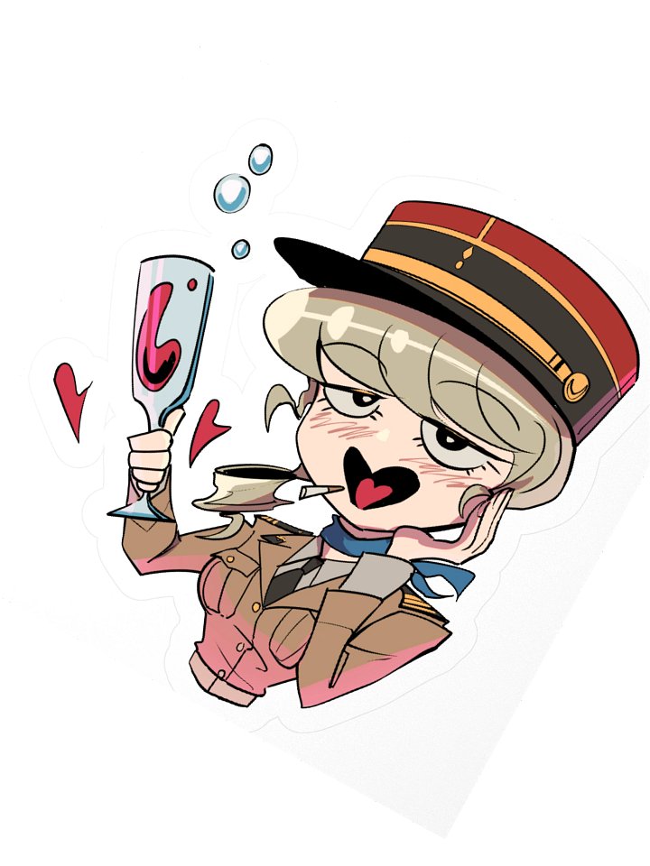 Yvette Vino Vinyl Sticker product image (2)