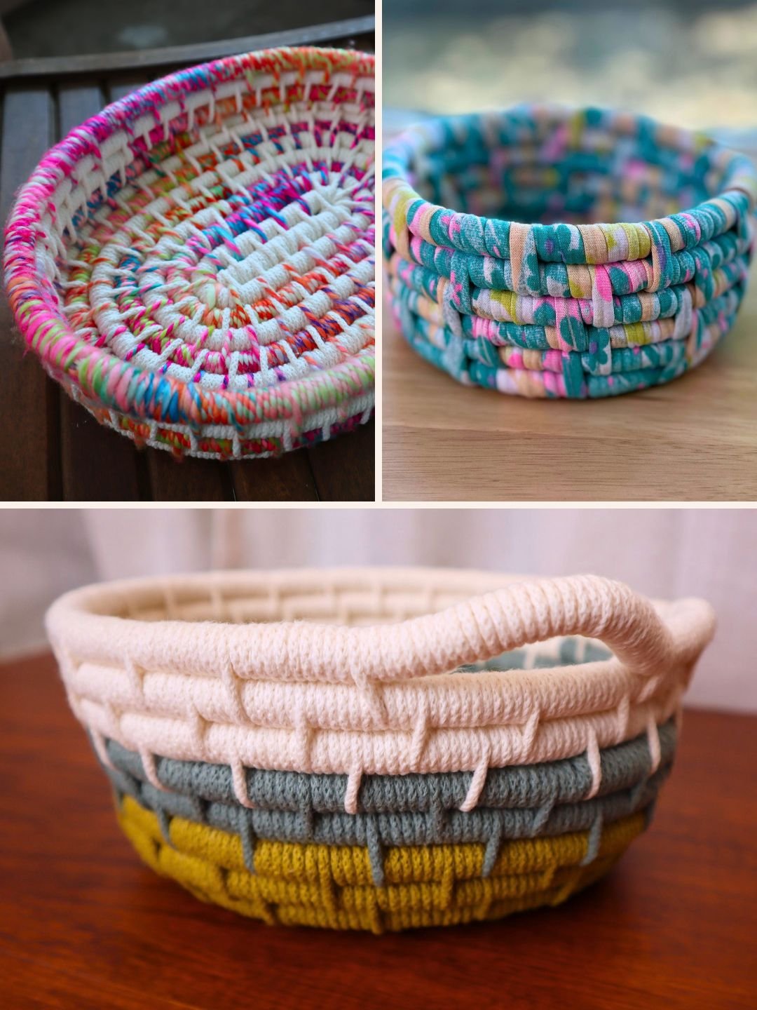 Easy Coiled Basket Pattern Bundle (3 Digital PDF Patterns) product image (1)