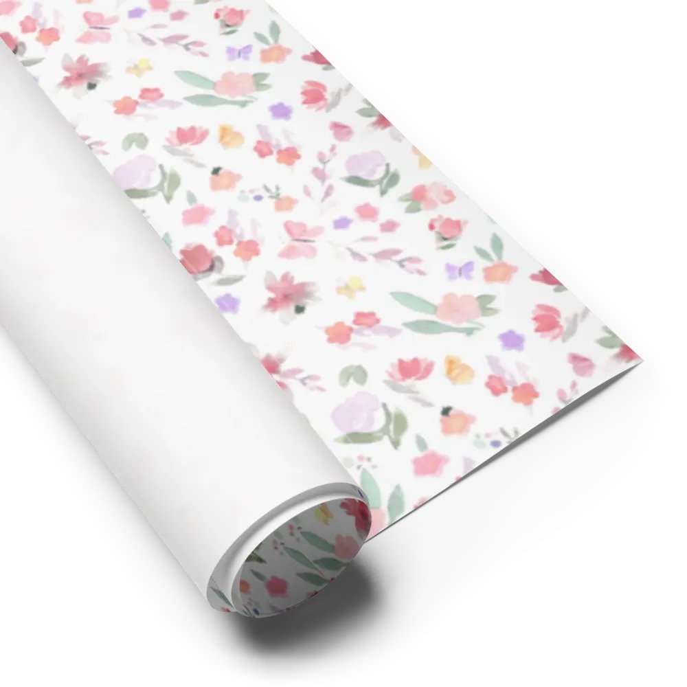 Watercolor Floral Wrapping Sheet Set product image (6)