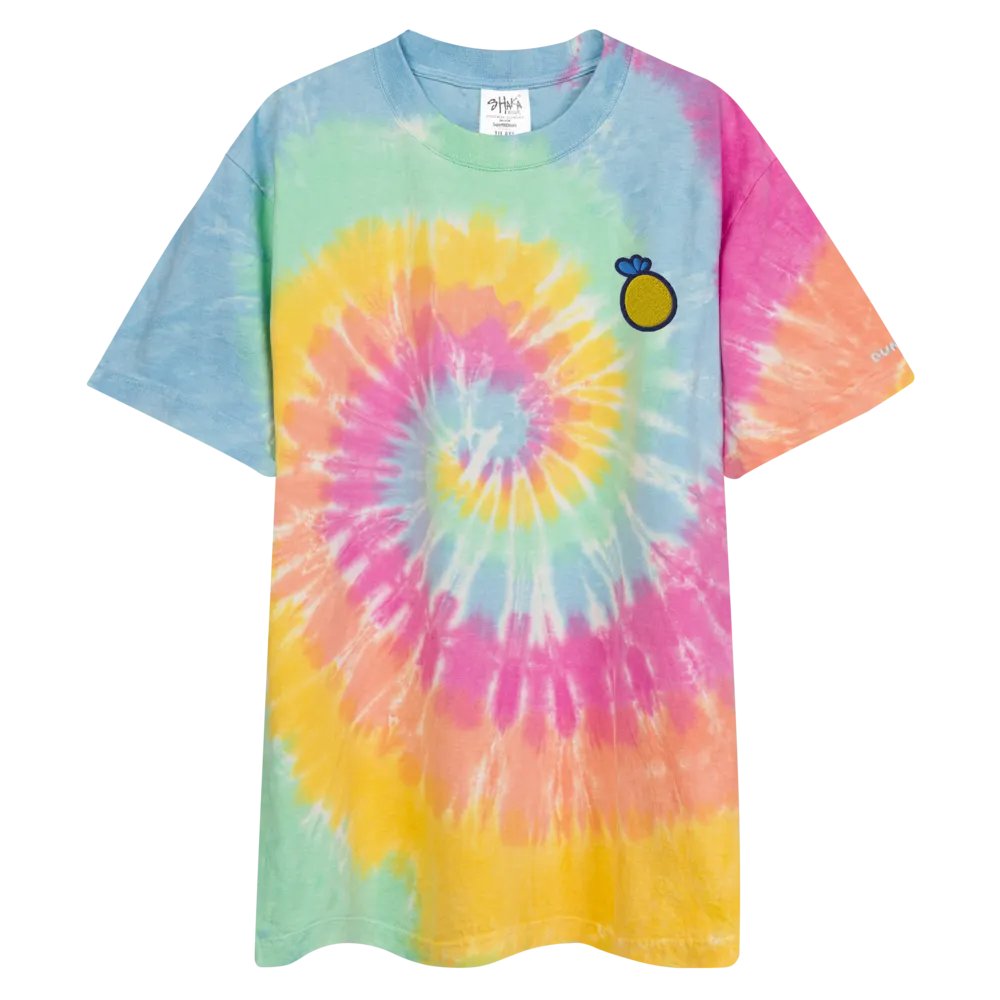 Dummy Pineapple Embroidered Tie-Dye Tee product image (5)