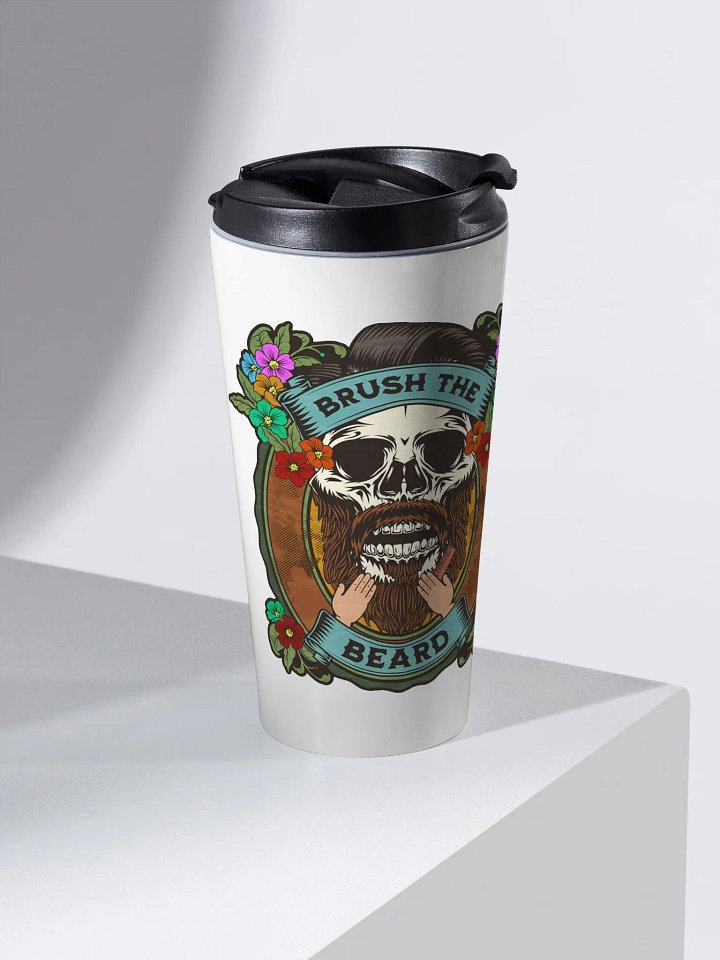 Brush the Beard Travel Mug product image (1)