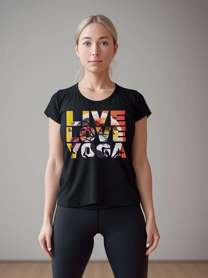 Live Love Yoga Mind Body and Spirit Meditation Practitioner Teacher T-Shirt product image (2)