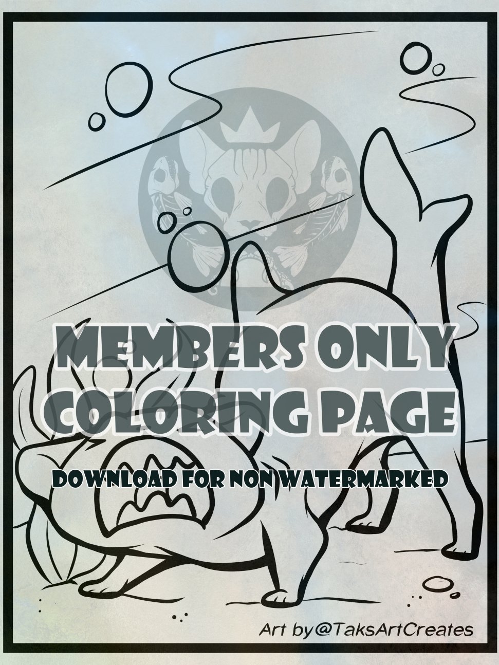 CatShark - Coloring Page product image (1)