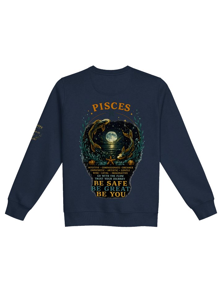 Pisces “Dream Fearlessly” Premium Zodiac Crewneck product image (2)