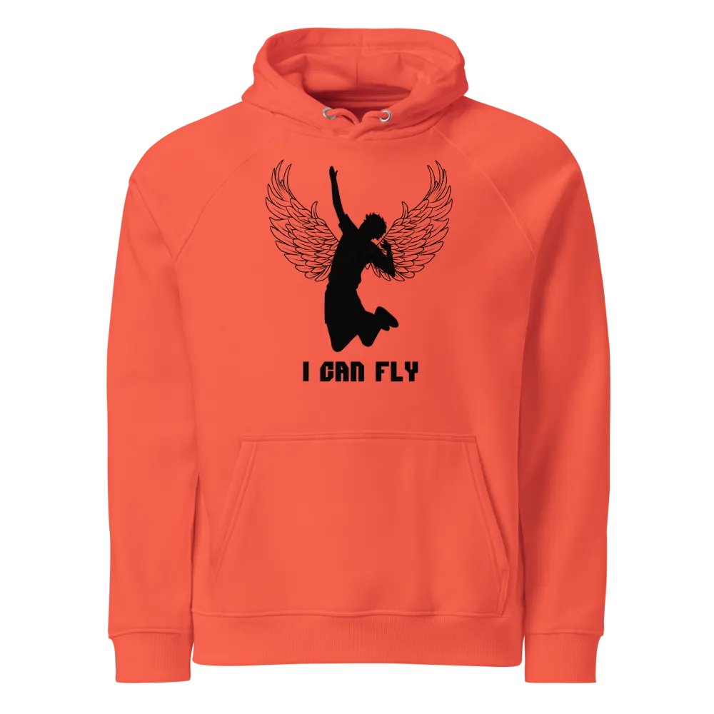 Hinata 'I Can Fly' Orange Hoodie- Front product image (1)