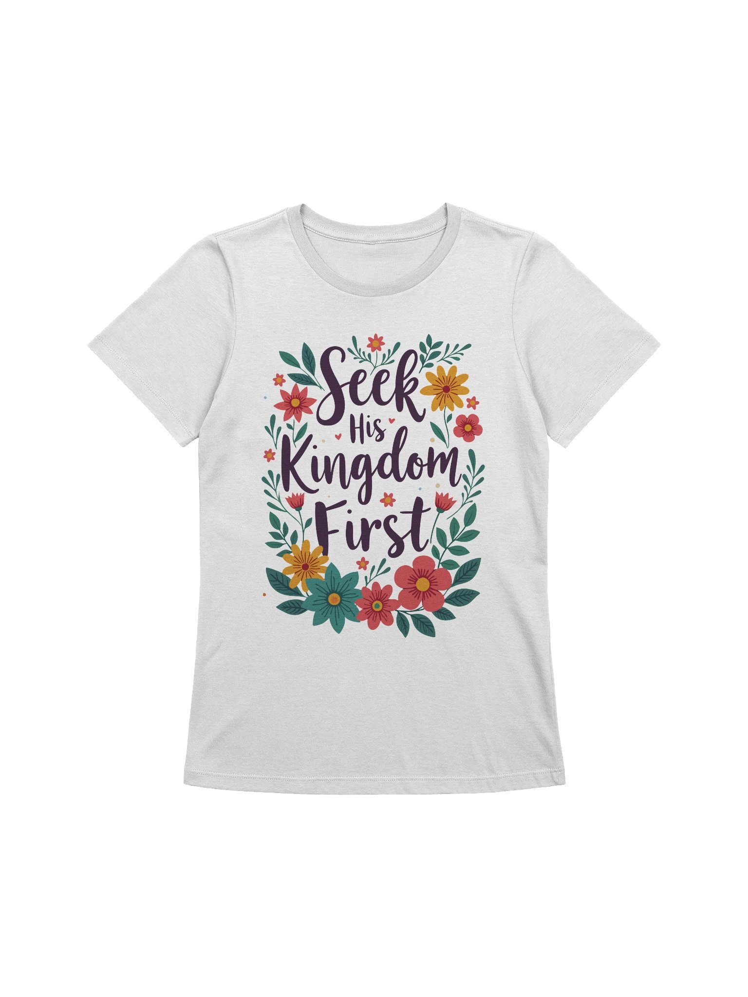 Women's Supersoft Relaxed-fit T-Shirt Seek His Kingdom First product image (1)