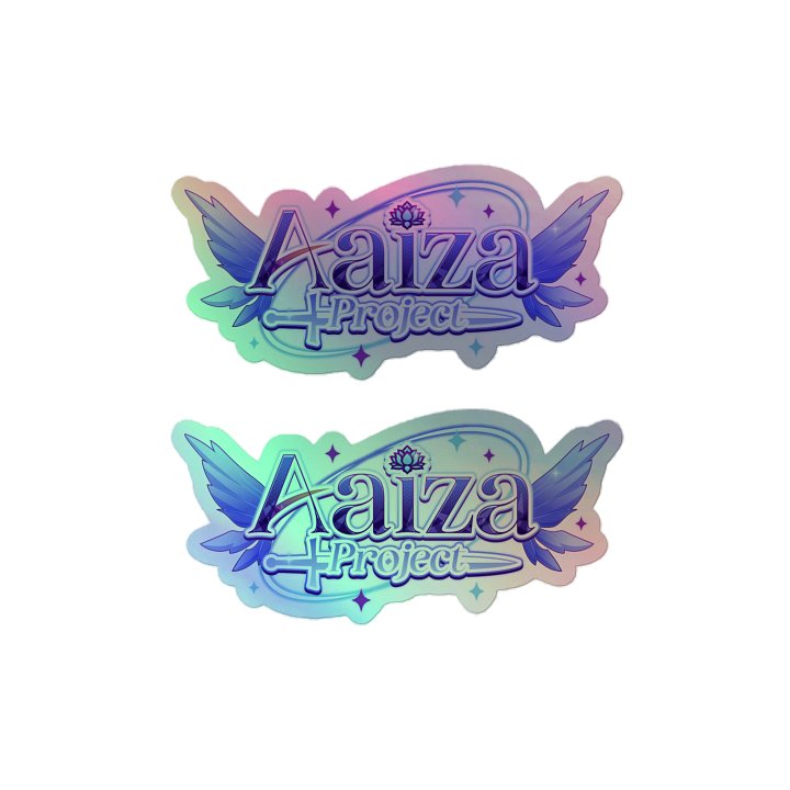 Aaiza Blossom Logo Holo Sticker product image (2)