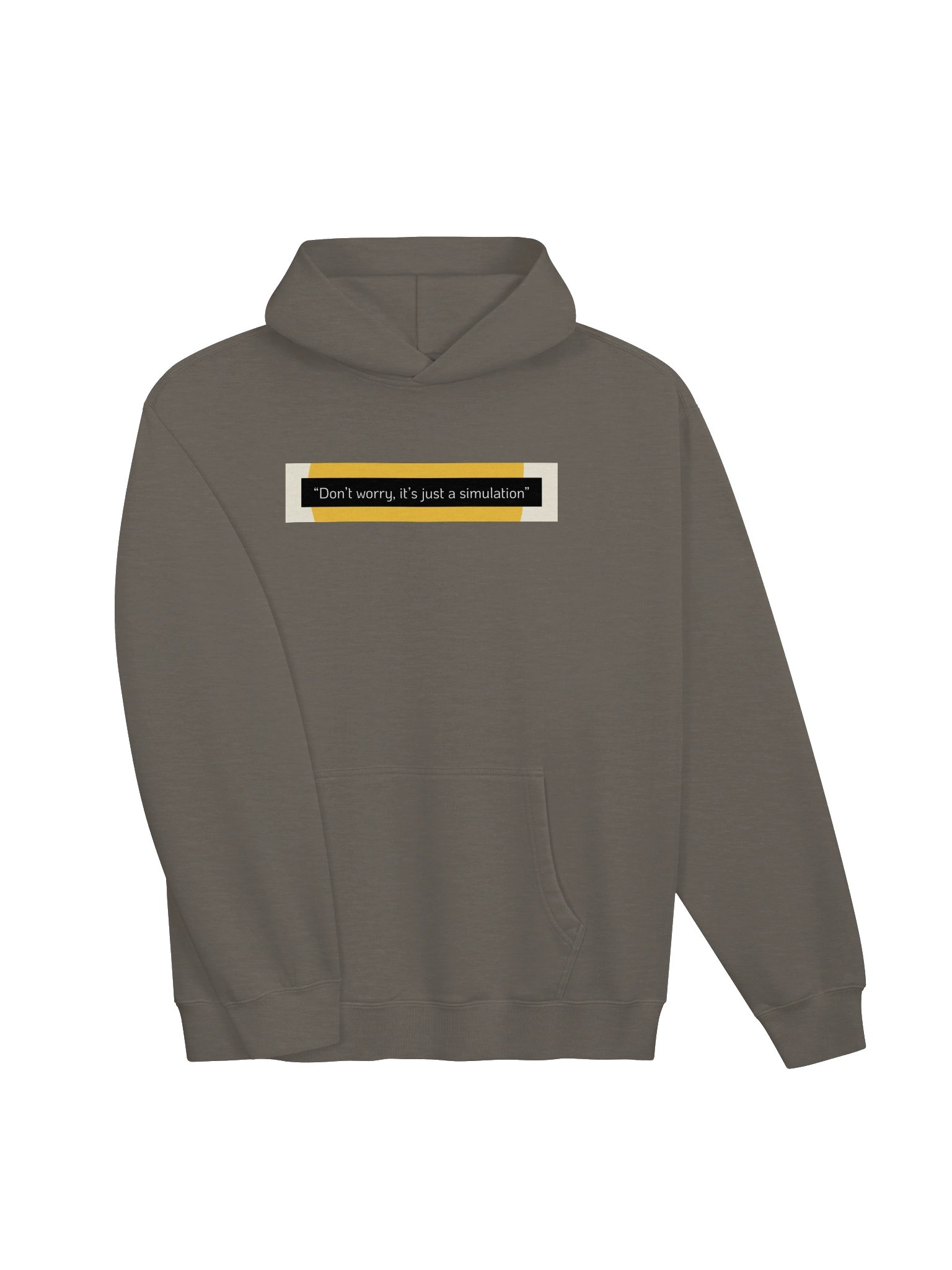 Don't worry, it's just a simulation |HOODIE product image (11)