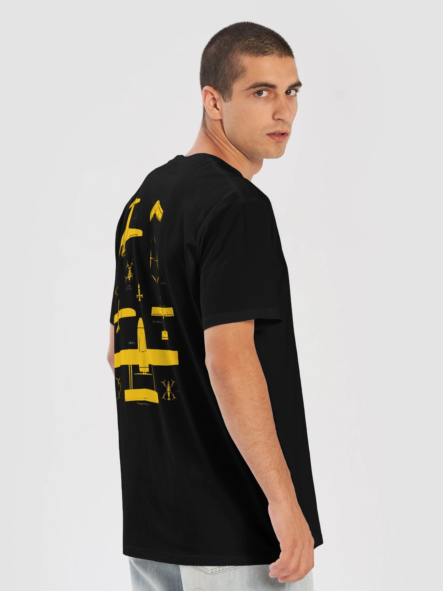 Dzyga's Paw Built Under Fire T-Shirt (Black) product image (8)