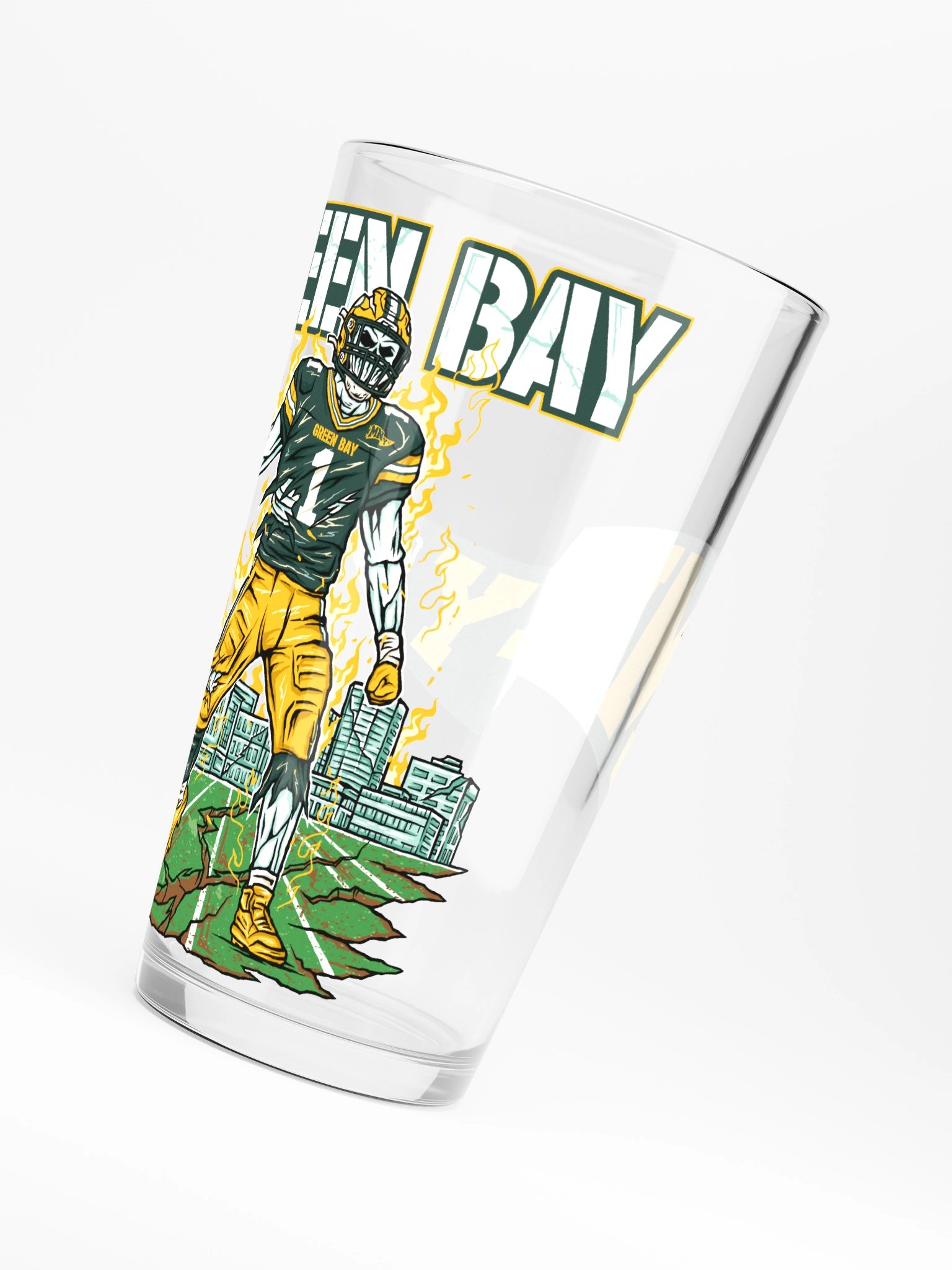 Green Bay, Welcome to Football Pint Glass product image (6)