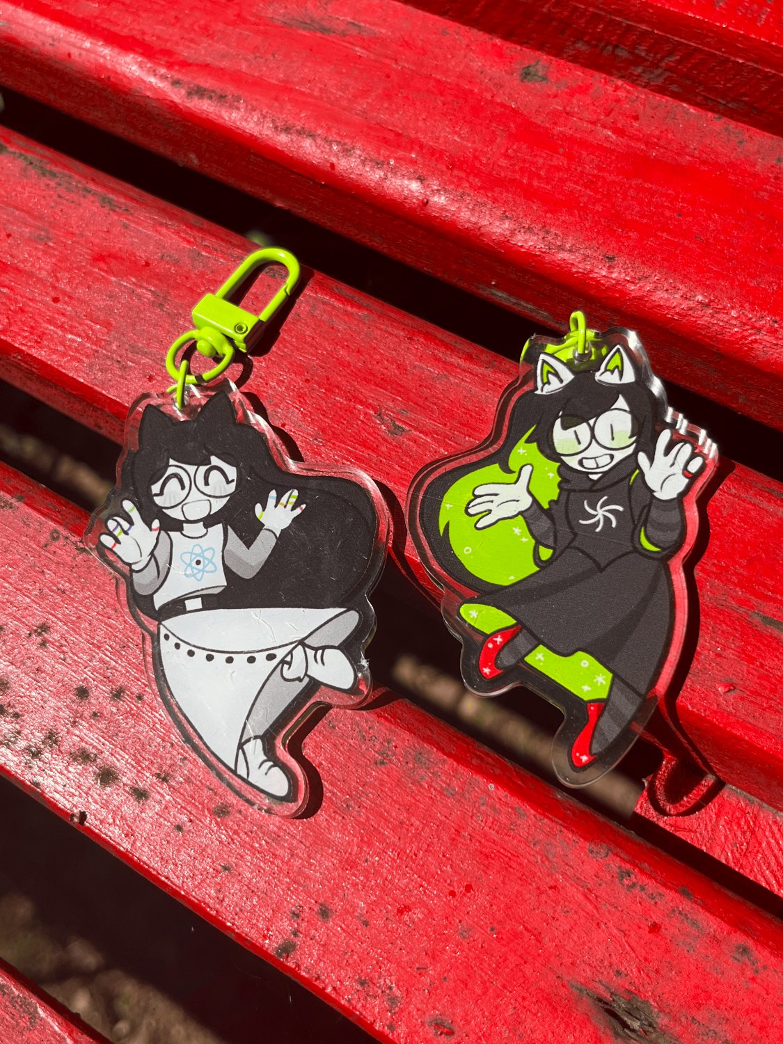 Homestuck - Jade Harley Acrylic Charm (PRE-ORDER) product image (2)