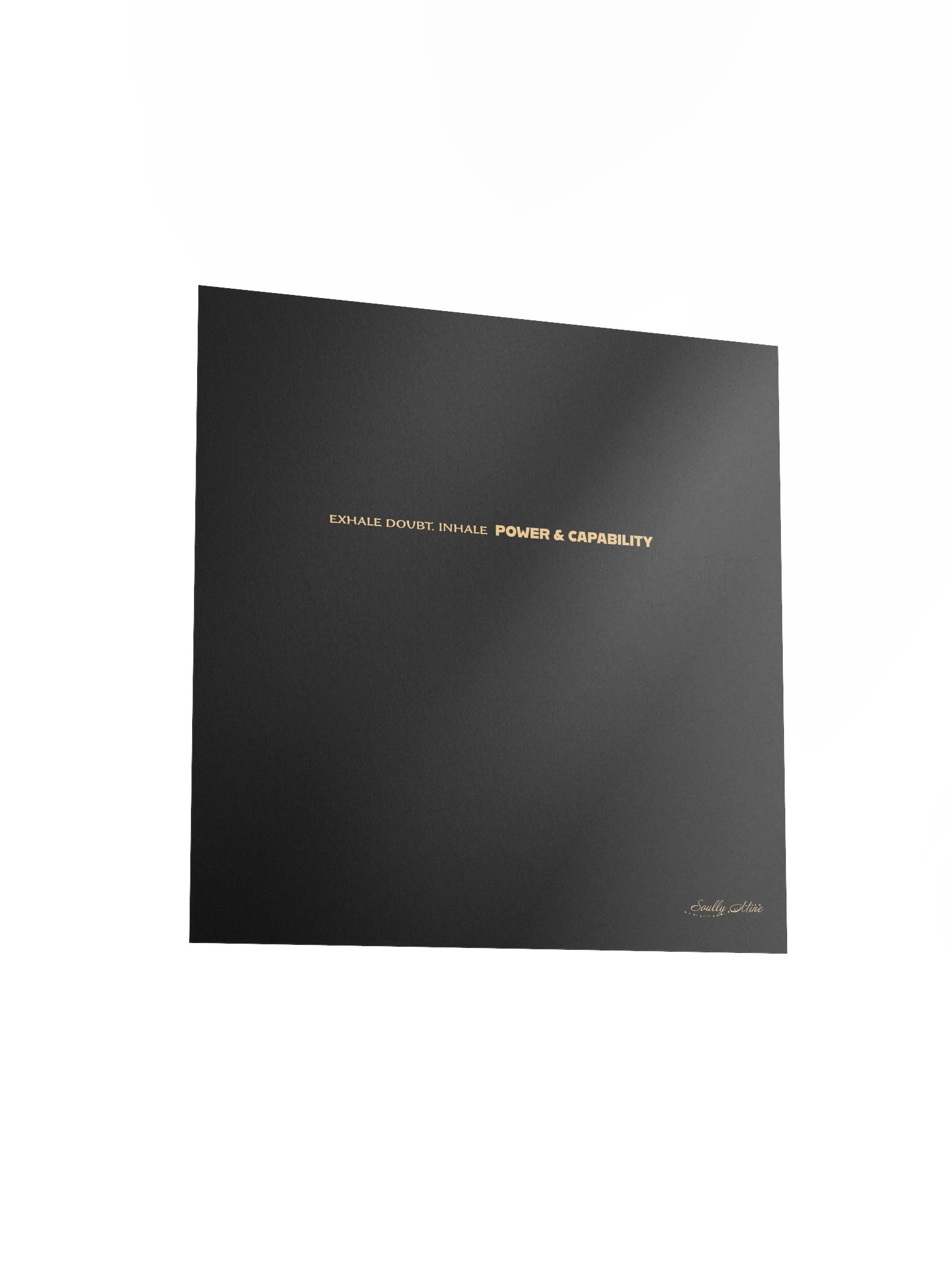Soully Mine- GOLD PRINT Exhale, Inhale Matte Poster product image (5)