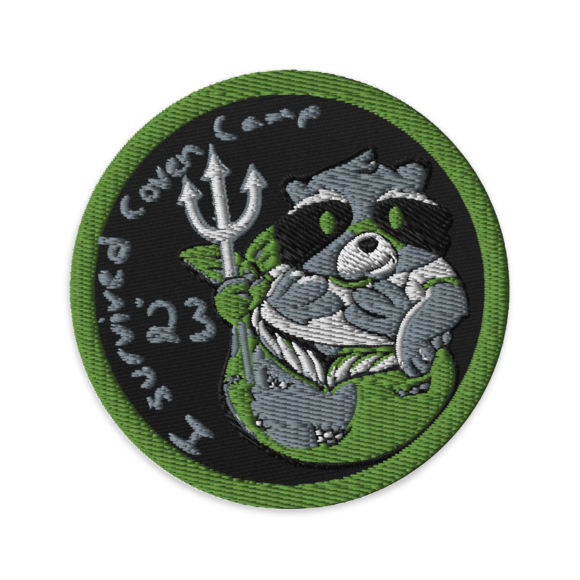 CC23 Butthole Sirens Silver Patch product image (1)