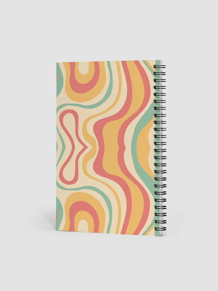 Psychedelic Swirls Spiral Notebook product image (2)