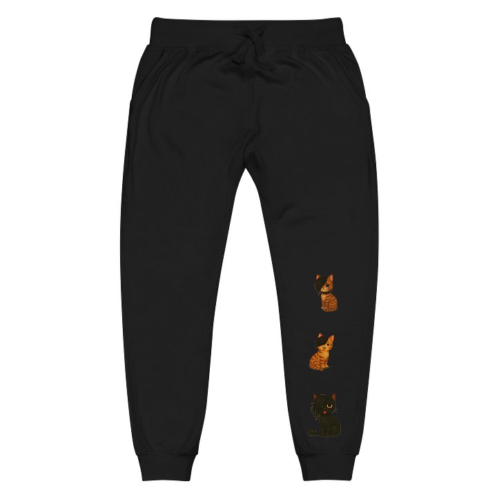 Vertical Emo Block Letters Fleece Joggers product image (1)