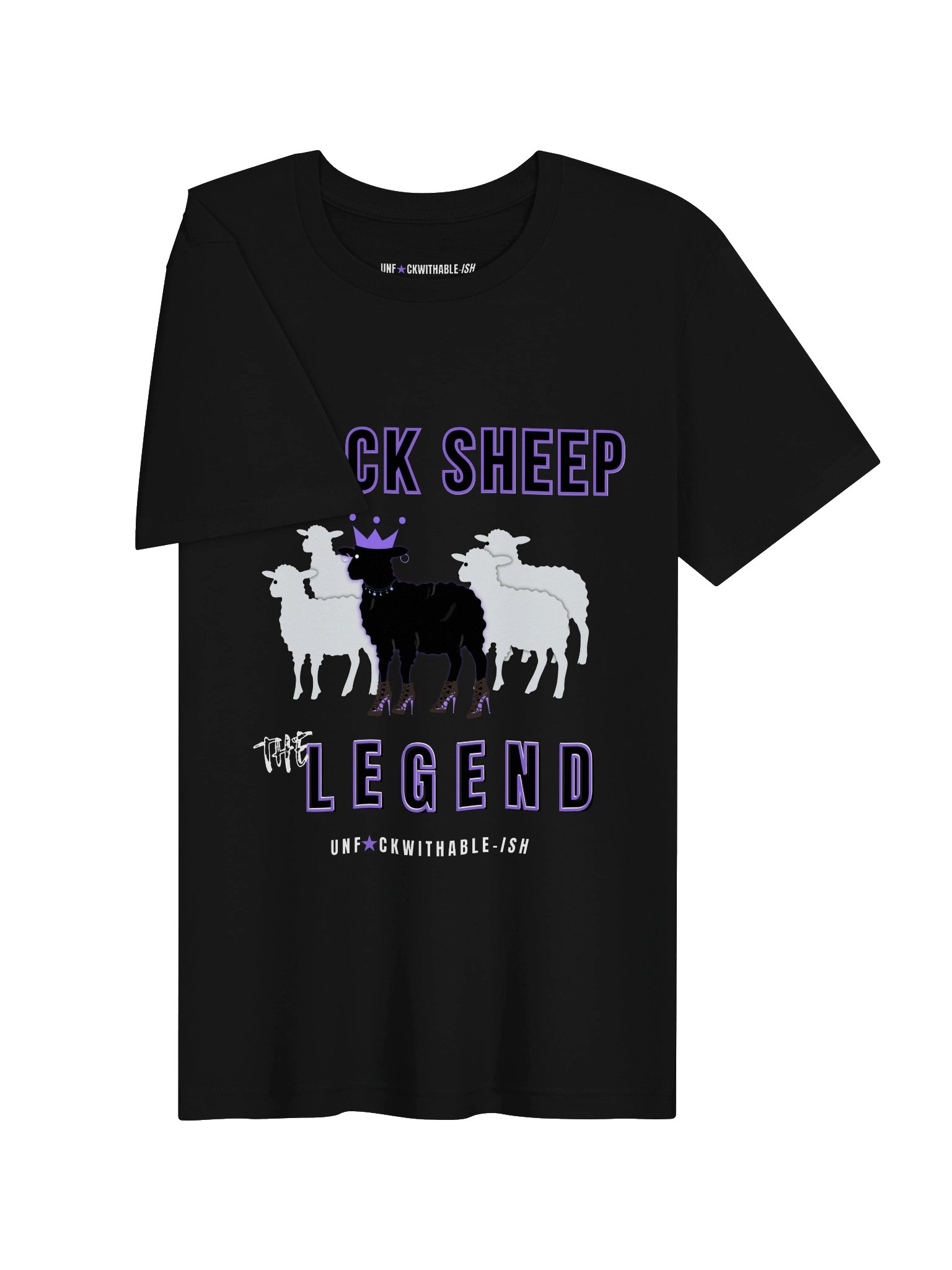 Women's Black Sheep "The LEGEND" Graphic T-Shirt product image (5)