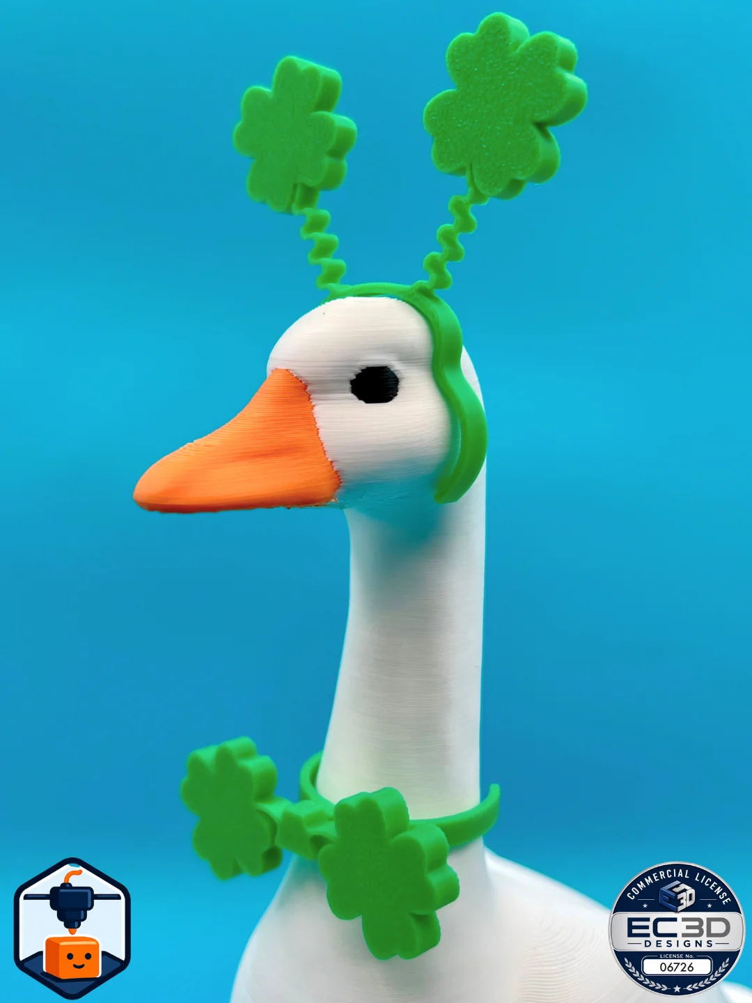 St Patrick's Day Headband and Tie- Desk Goose product image (2)