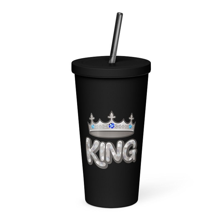 King's Stainless Steel Insulated Tumbler & Straw product image (1)