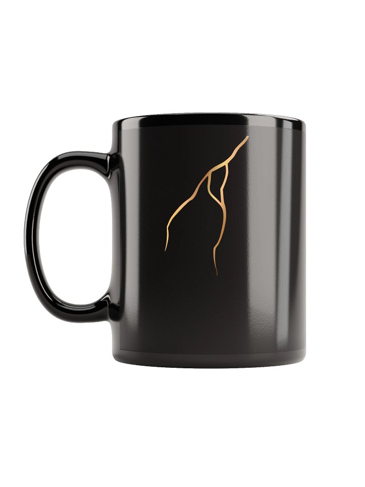 Black Glossy Mug with Ichigo Ichie Works logo product image (2)
