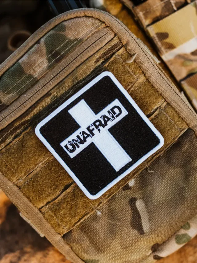 UNAFRAID Cross Tactical Velcro Patch product image (1)