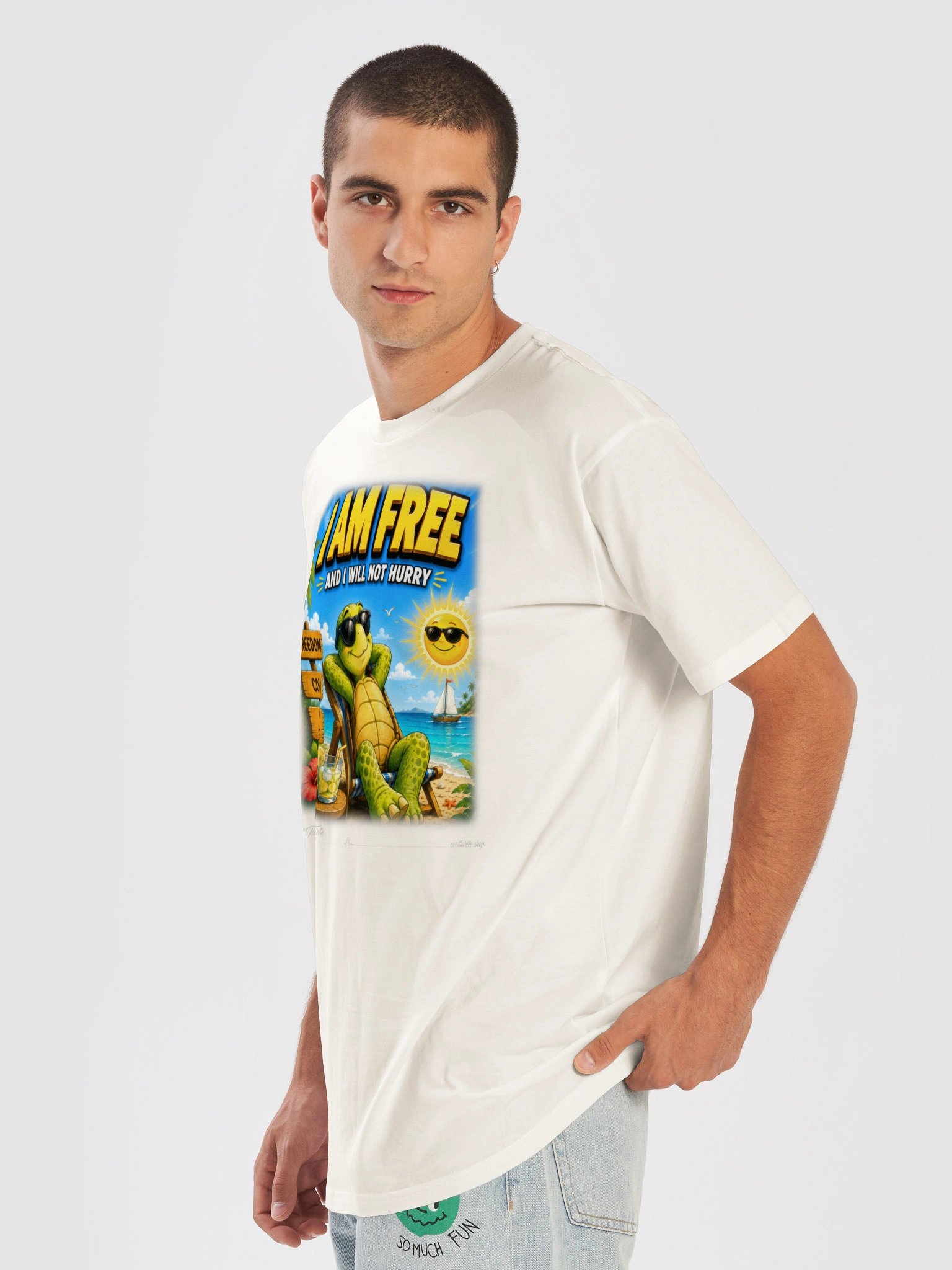 I AM FREE — AS Colour 5001T Premium T-Shirt product image (4)