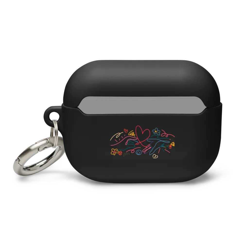Doodle Heart AirPods Case product image (3)