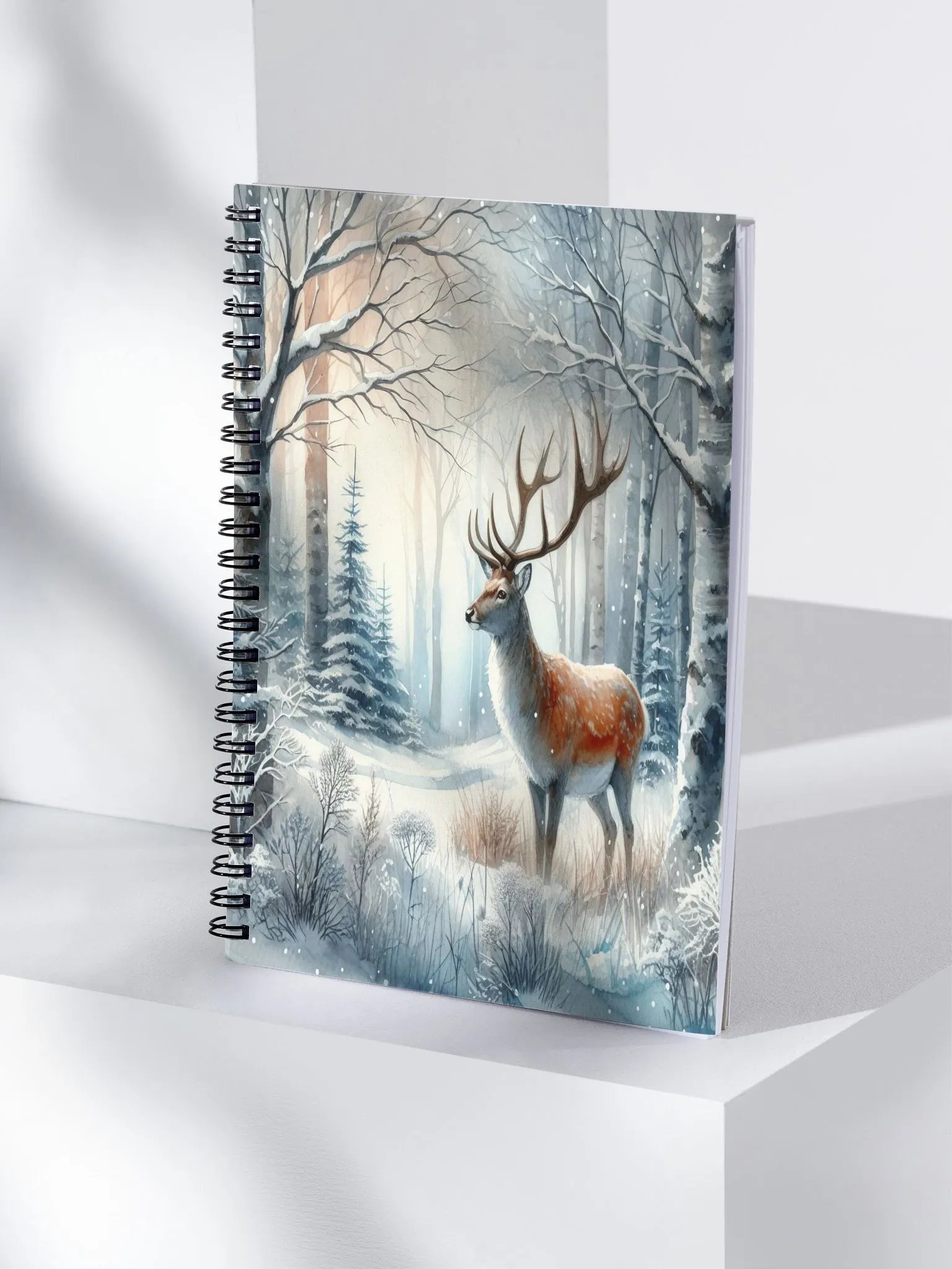 Winter Wonderland Deer-Spiral Notebook product image (4)