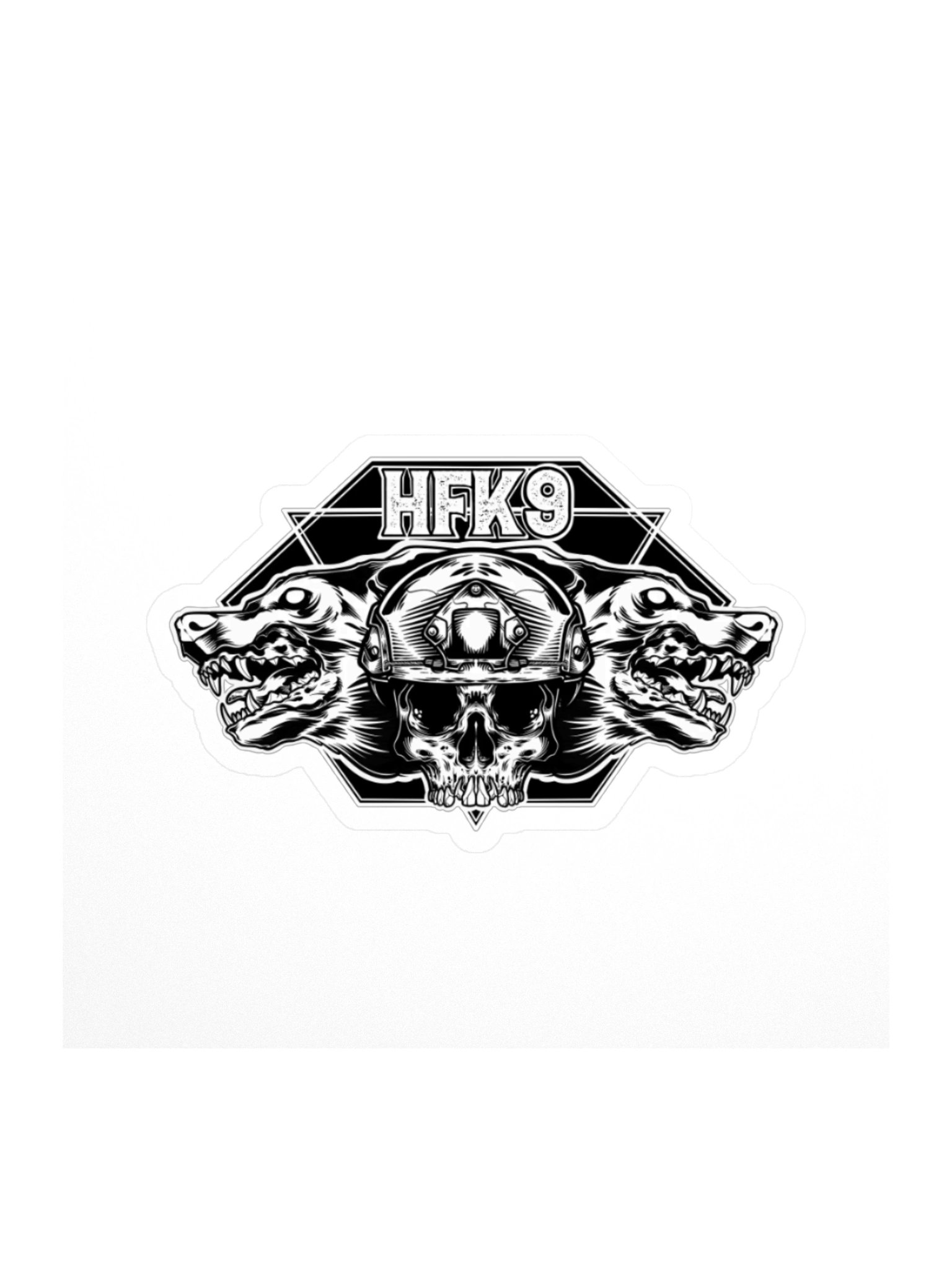 HFK9 Skull / K9 Logo Sticker product image (1)