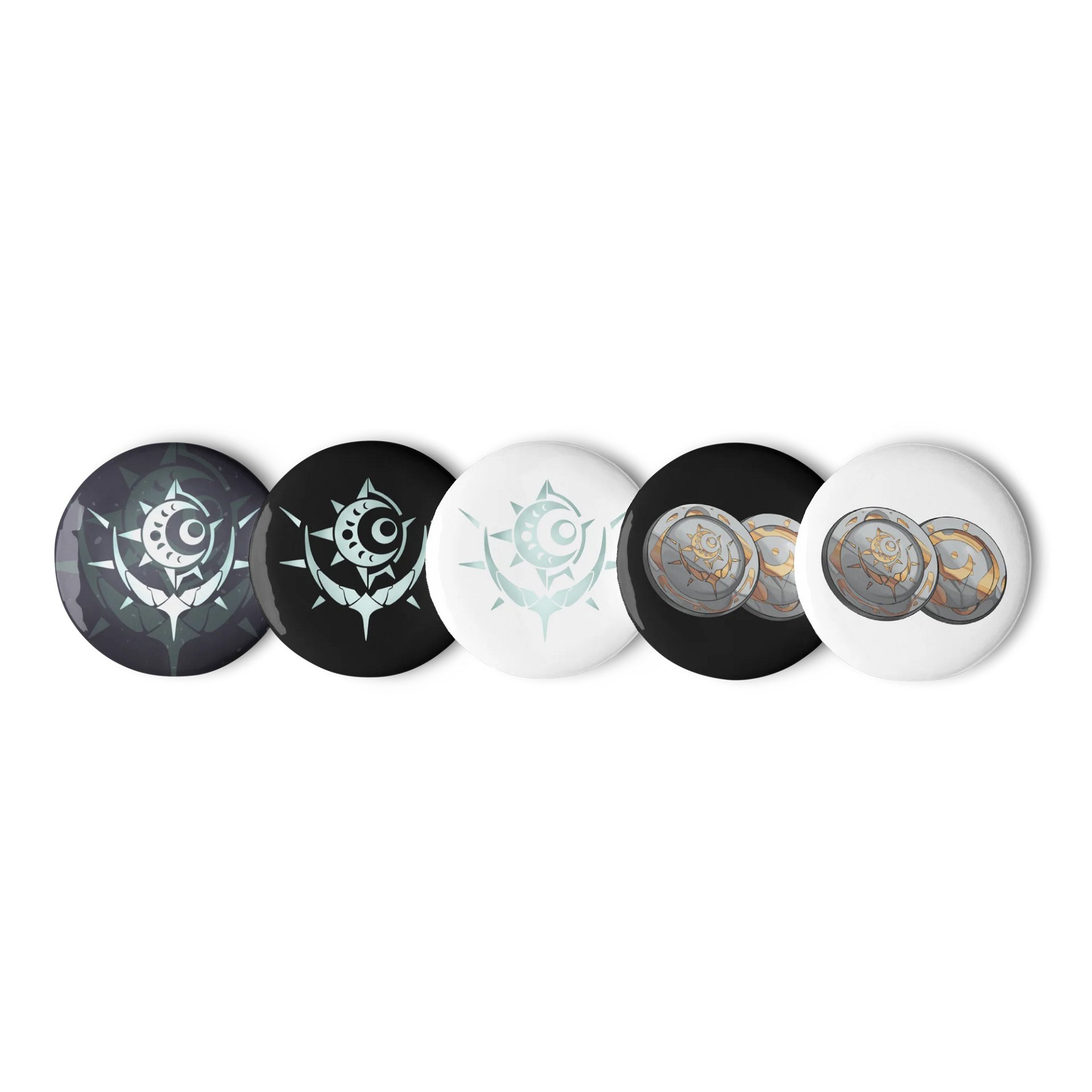 Pins - Moon Mark/Coin Design product image (1)