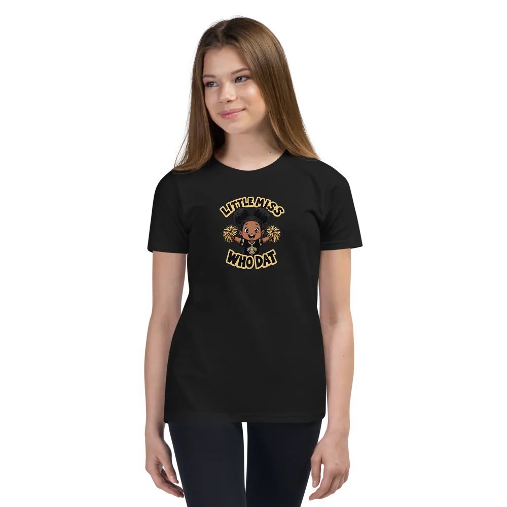 Cheerful Who Dat Youth T-Shirt product image (31)