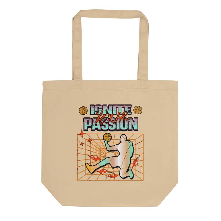 Ignite Your Passion Basketball Eco-Friendly Tote Bag product image (1)