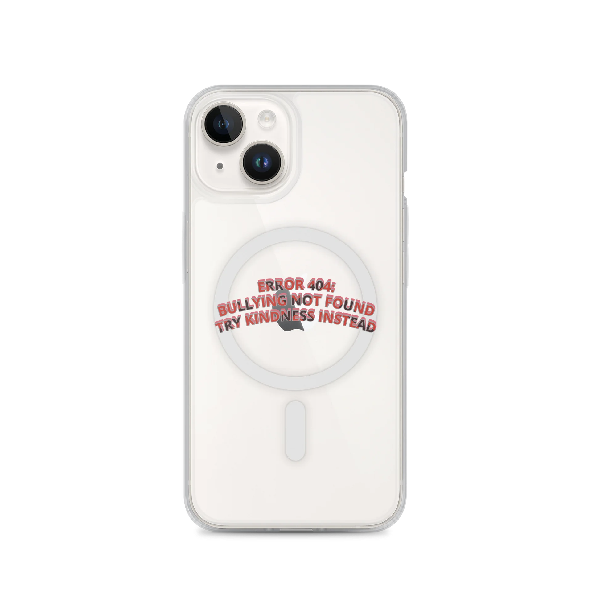 Kindness 404 iPhone® Clear Case product image (4)