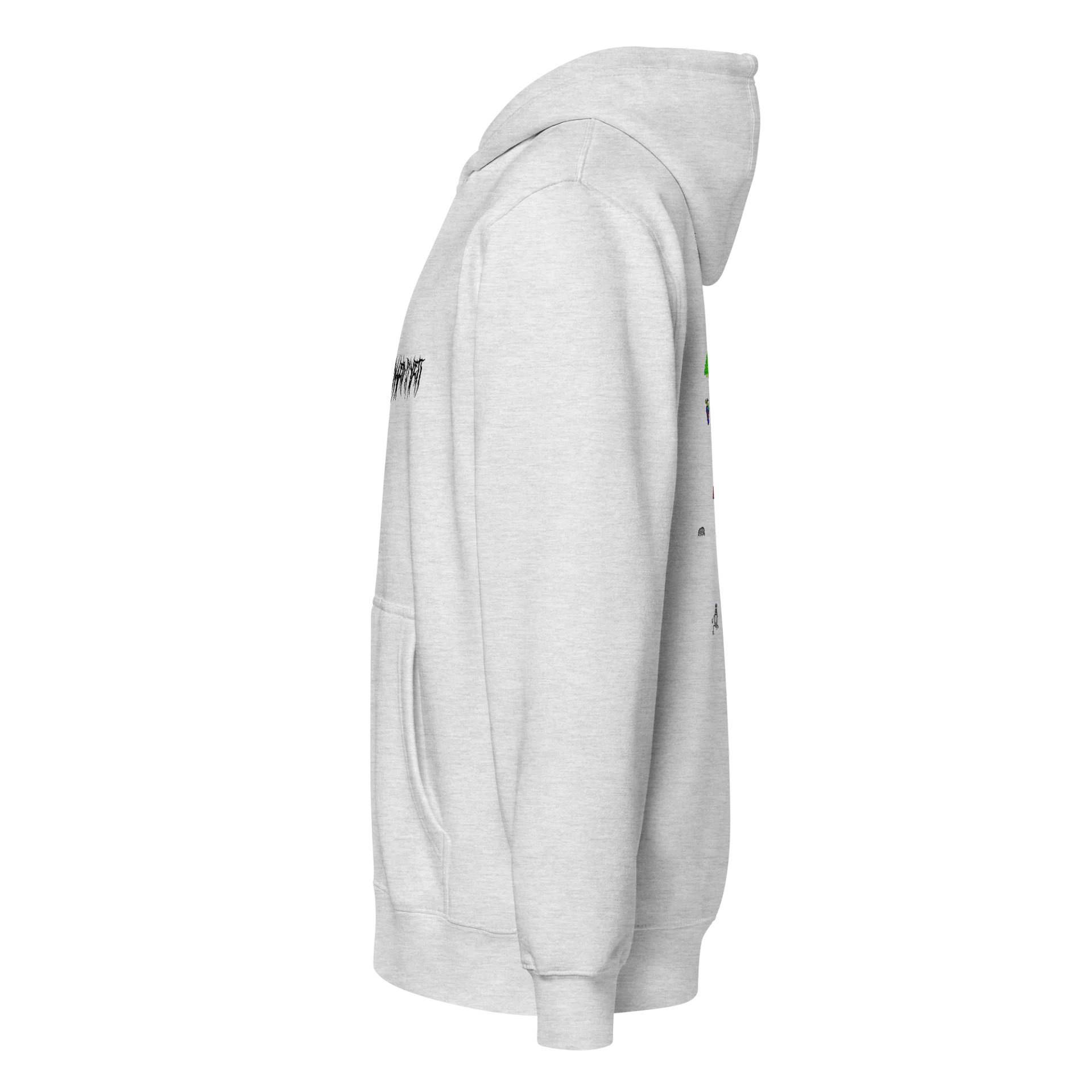 Killed by a Yeti Ski Game Zip Up Hoodie product image (3)