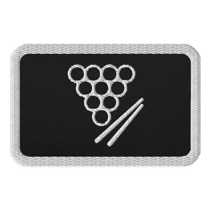 Triangular Billiard Embroidered Patch Set product image (1)