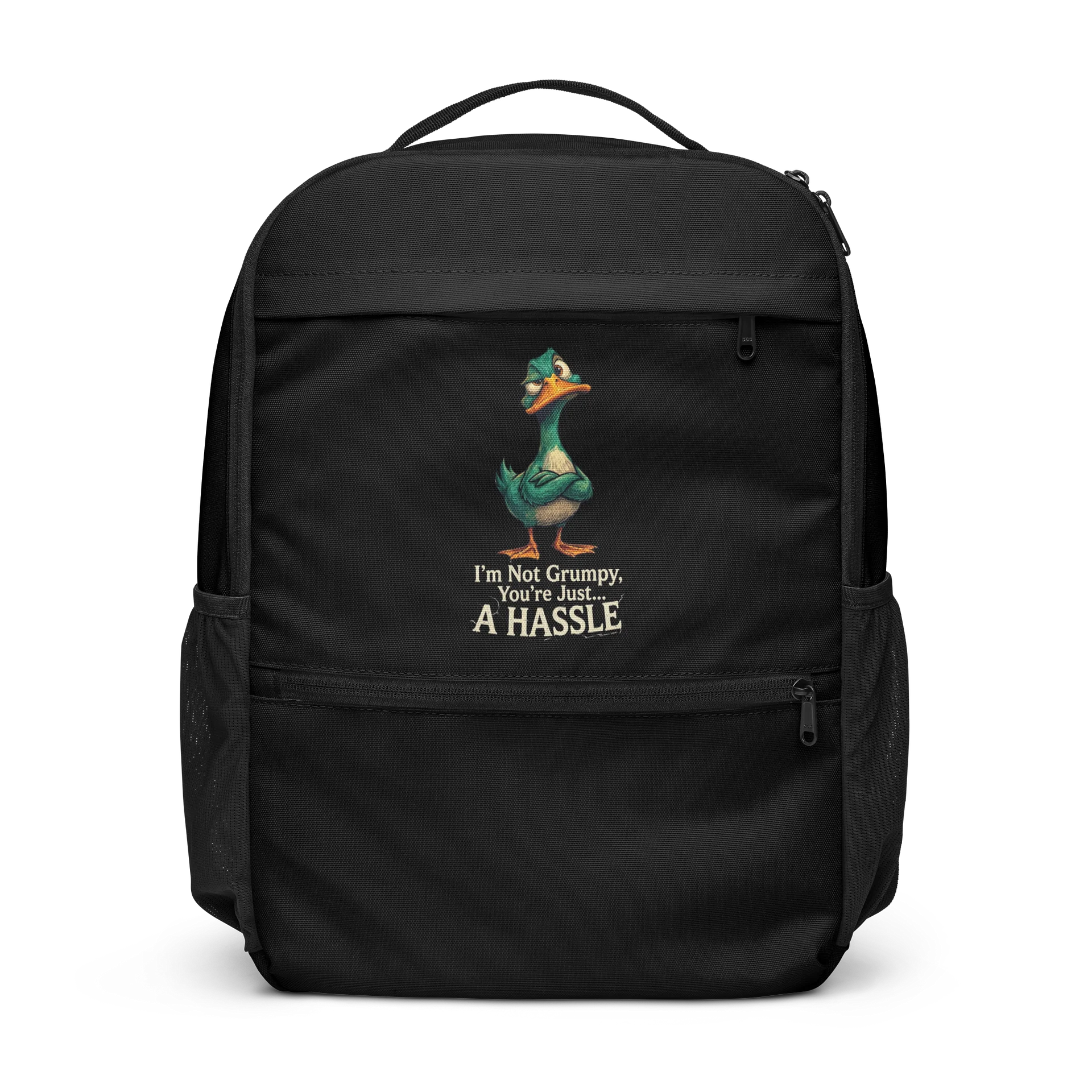 "I'm Not Grumpy" Premium Everyday Backpack – Make a Statement! product image (1)
