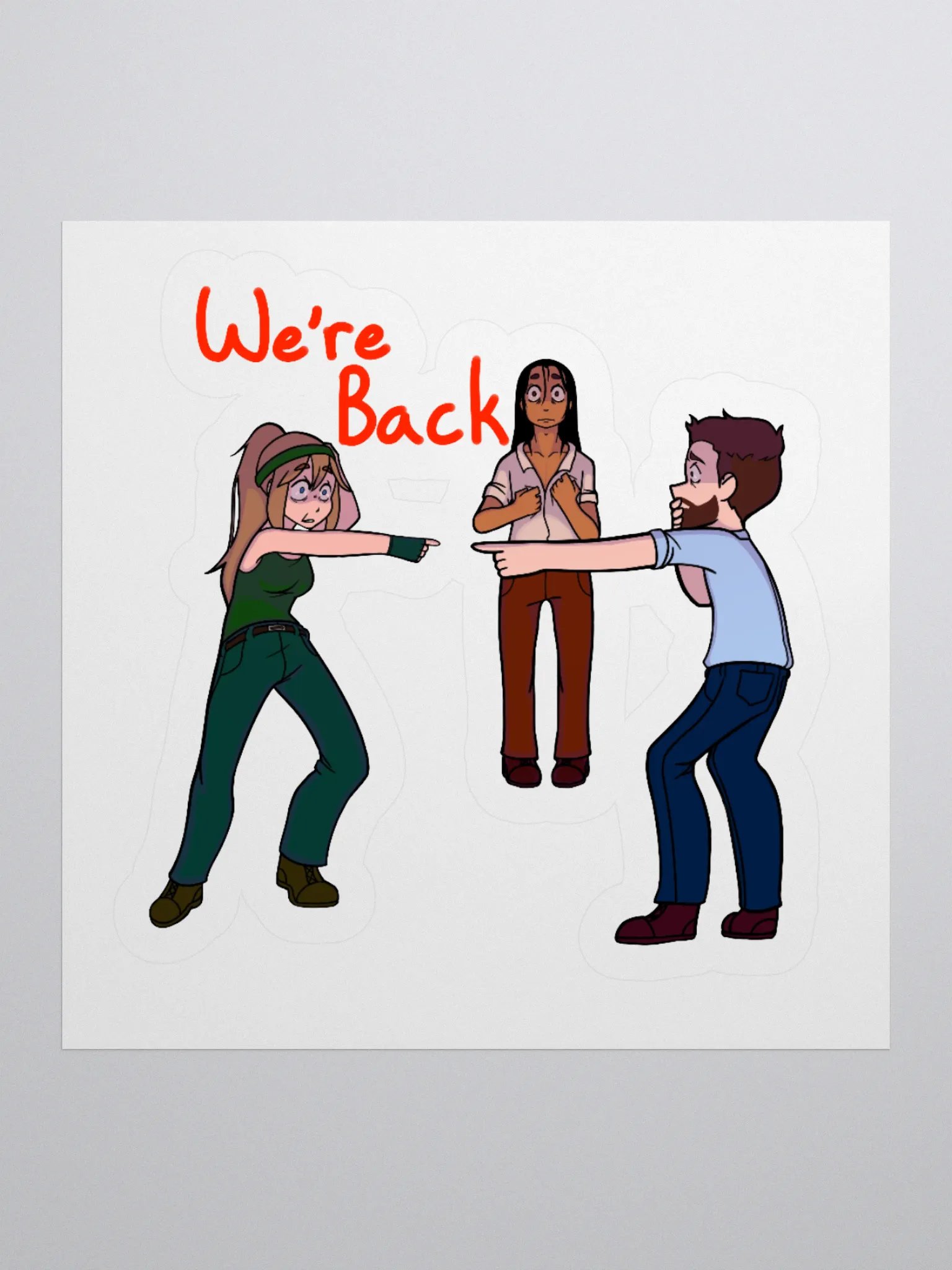 We’re Back?! – Resurrection Sticker product image (1)